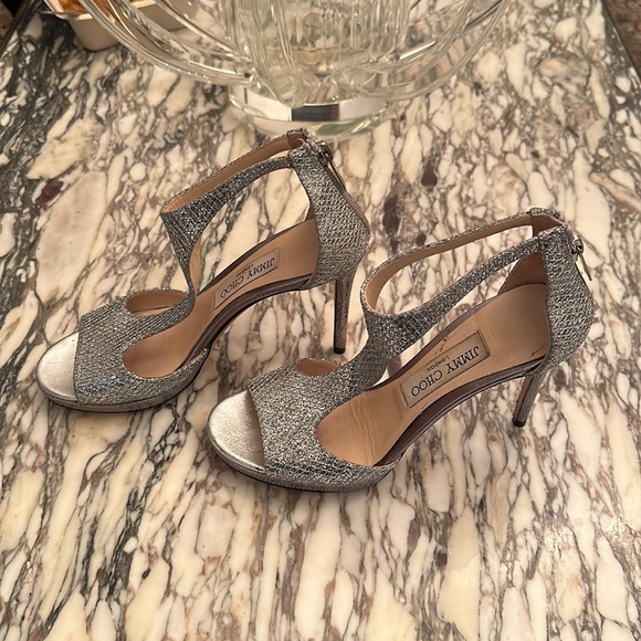 Jimmy Choo, 6 1/2, silver - Picture 4 of 7